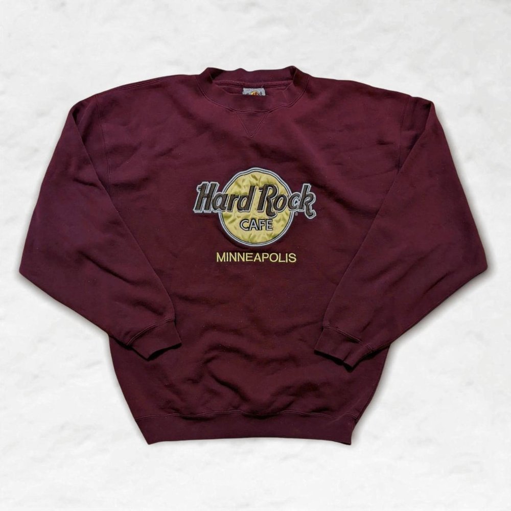 Hard Rock 'Minneapolis' Cafe Vintage Crew Neck Sweater